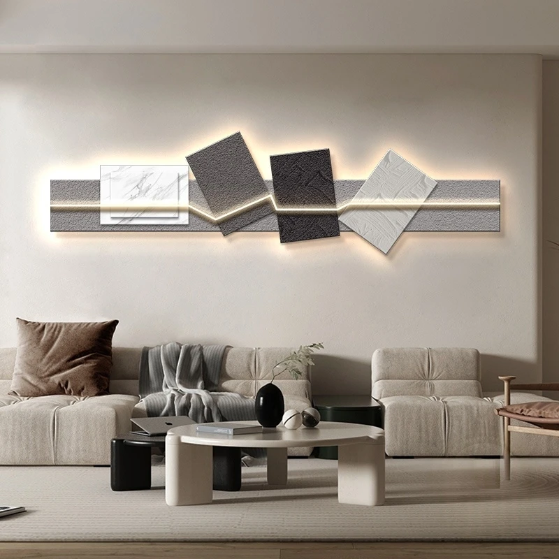 الحديثة الإبداعية وحدة إضاءة LED جداريّة مصباح لمدخل غرفة المعيشة الدرج خلفية بريق ديكور المنزل جدارية معلقة اللوحة الخفيفة