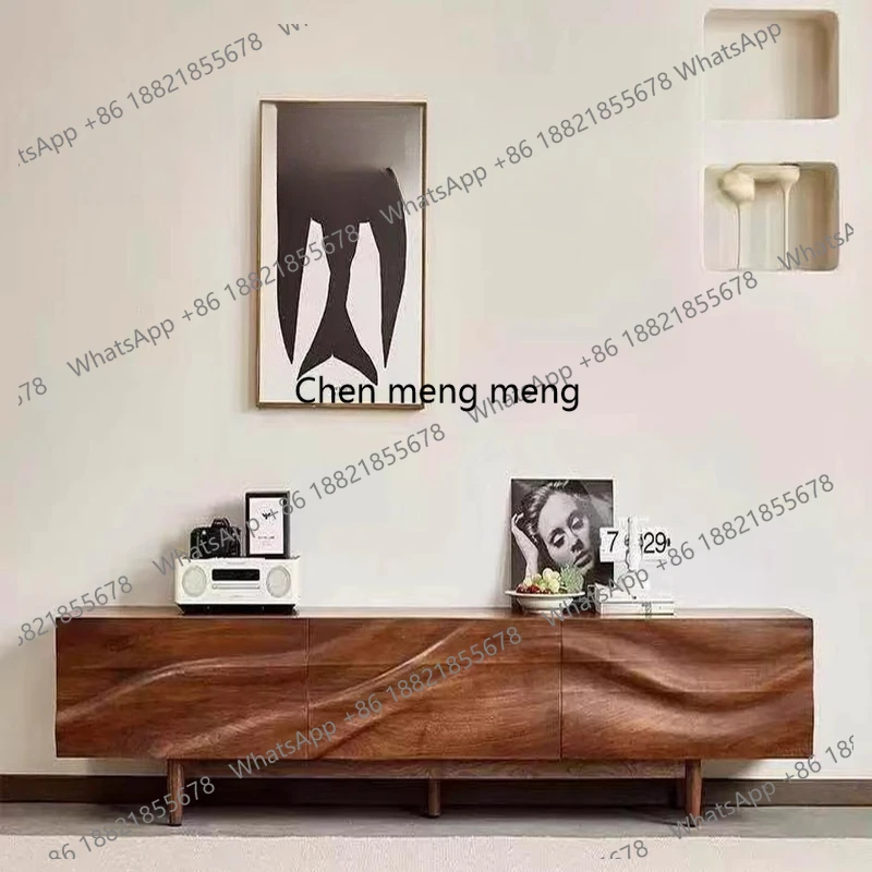 Classic Vintage Tv Cabinet Modern Luxury Storage Center Living Room Tv Cabinet Modern Display Wooden Fernseherschrank Furniture