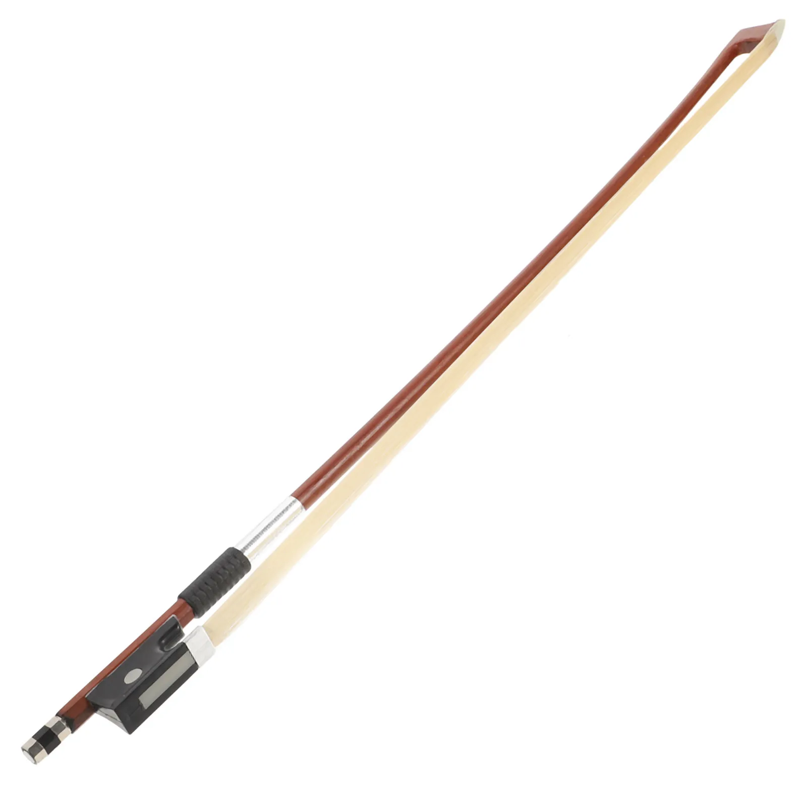 

Handmade Violin Bow Replacement Premium Wood Construction Natural Horsetail Hair Excellent Balance Comfortable Grip for Students
