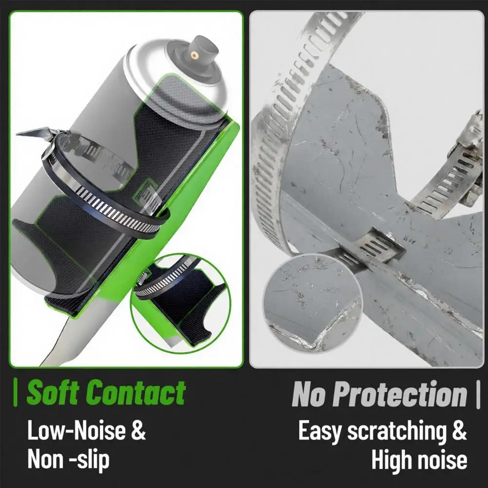 Non-slip Paint Shaker 1/2 Pcs Paint Shaker Set Adjustable Clamp Strap Tool Non-slip Low-noise Reciprocating Saw for Diy