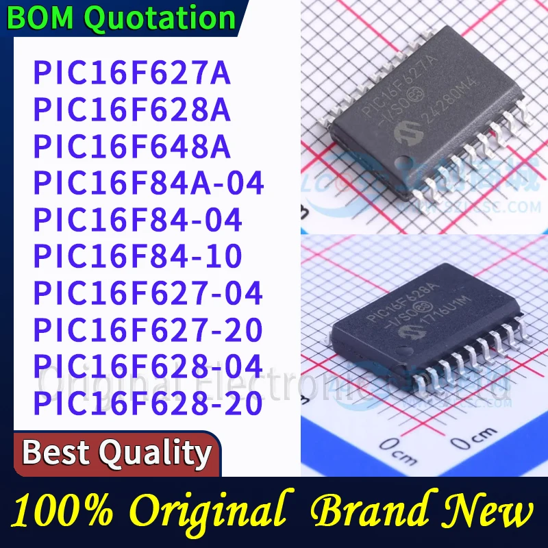 PIC16F627A PIC16F628A PIC16F648A PIC16F84A-04 PIC16F84-04 PIC16F84-10 PIC16F627-04 PIC16F627-20 PIC16F628-04 PIC16F628-20