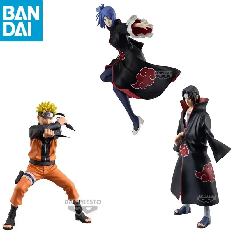 

Bandai Namco Banpresto Naruto Uchiha Itachi Uchiha Sasuke Uzumaki Naruto Konan Grandista Uchiha Itachi ПВХ Фигурка Модель Игрушка в подарок