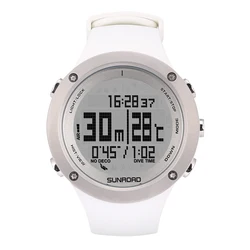 SUNROAD-Reloj de buceo profesional FR730, podómetro, altímetro, barómetro, brújula, resistente al agua hasta 5atm, deportes acuáticos costeros serbios