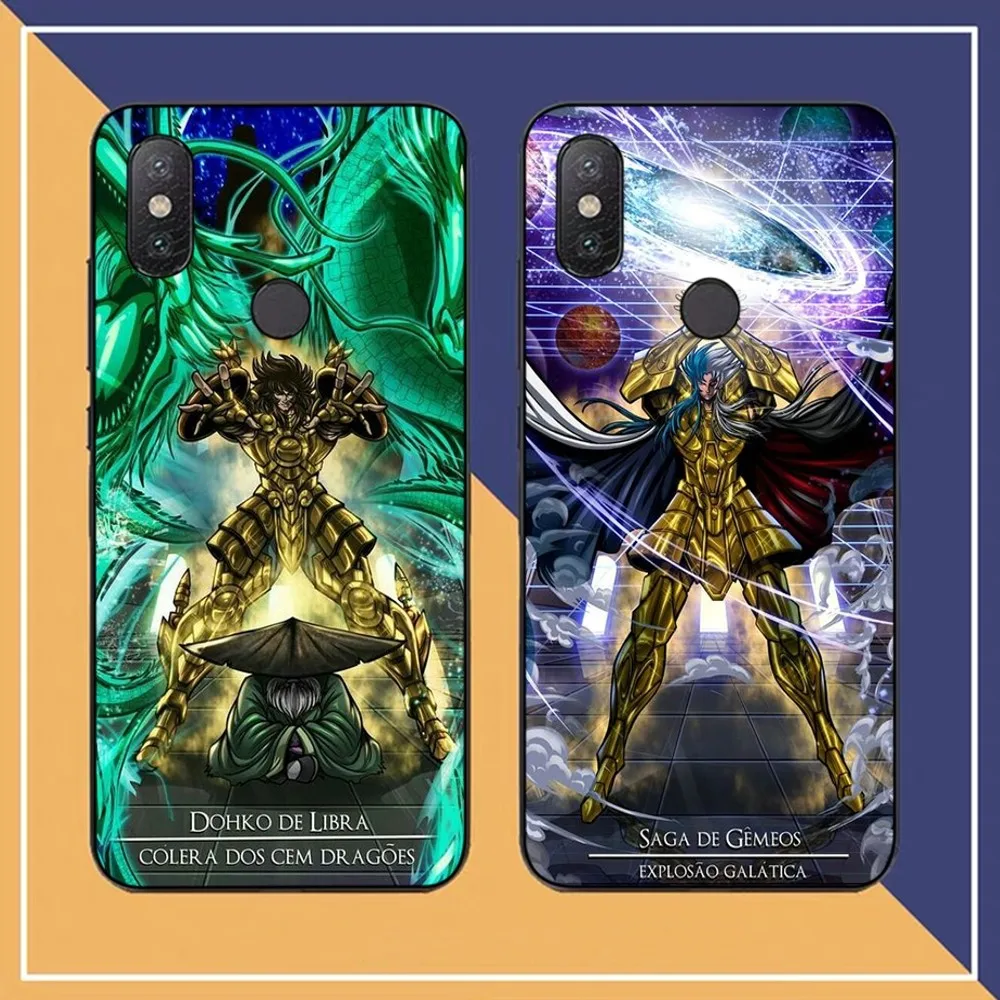 

Saint Seiya Anime Phone Case For Redmi Note 4 X 5 A 6 7 8 T 9 9S 10 11 11S 11Epro Poco M3 Pro