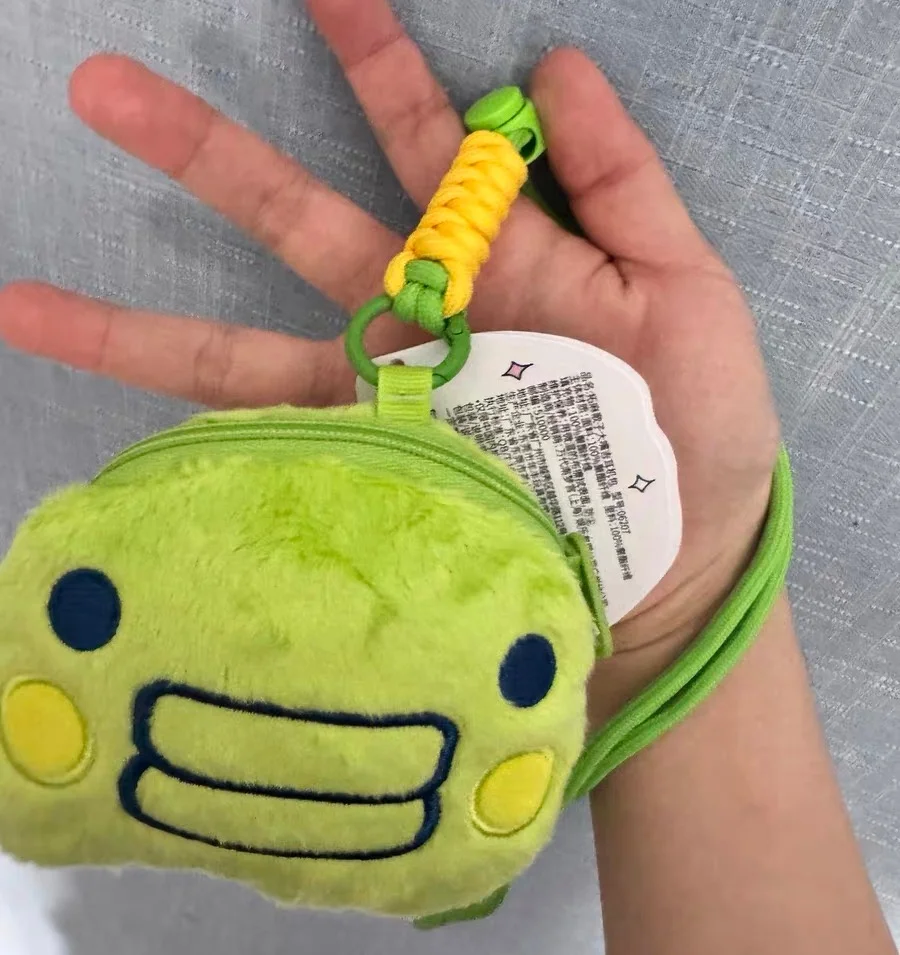 Bandai Genuino Tamagotchi Memetchi Mimitchi Simpatico Peluche Ciondolo Elettronico Pet Borsa di Immagazzinaggio in Stile Macchina Custodia per Auricolari Regali