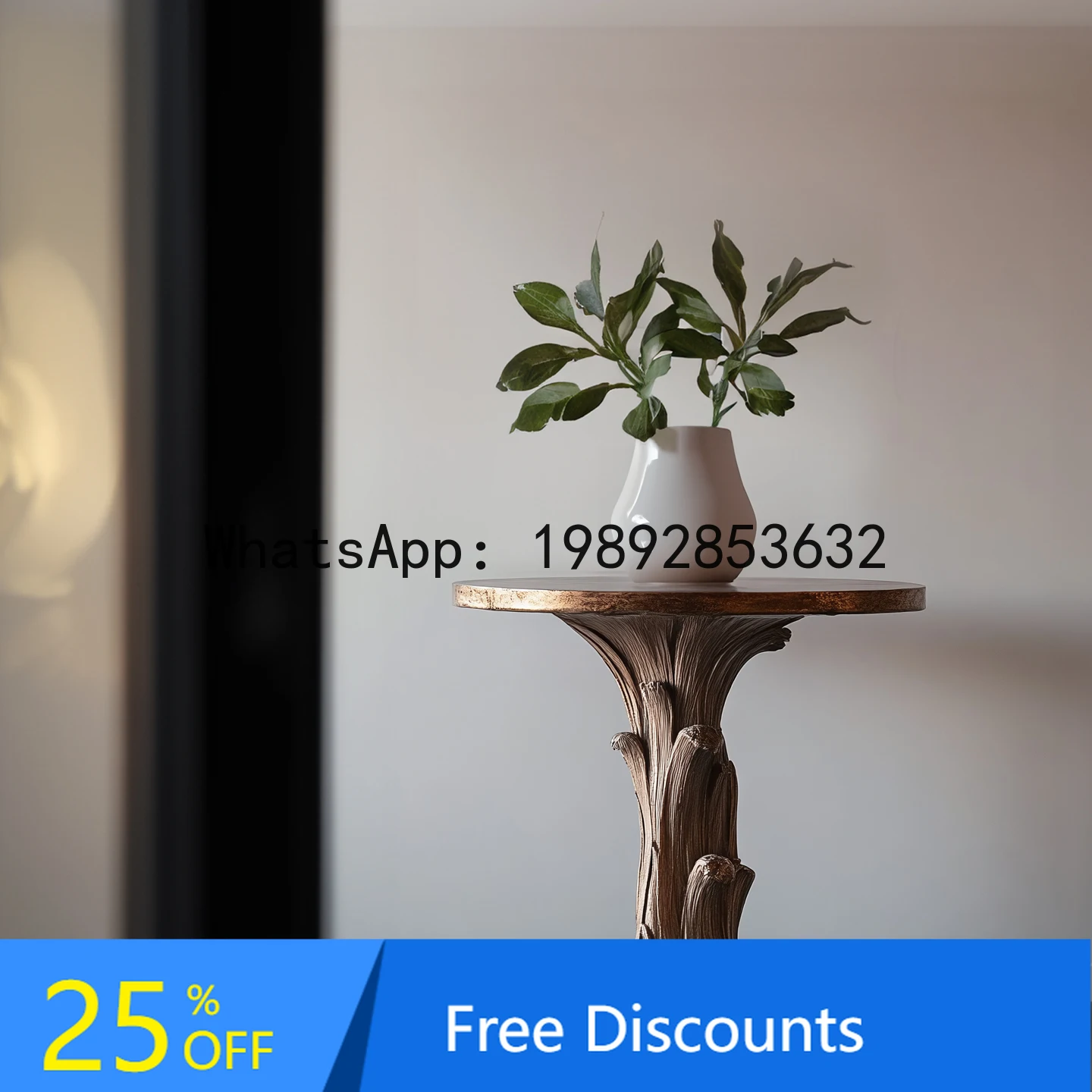 

LYY Vintage Style Round Table Hotel Leisure Tea Room Coffee Table Retro Homestay Living Room Natural Wood Small Dining Table