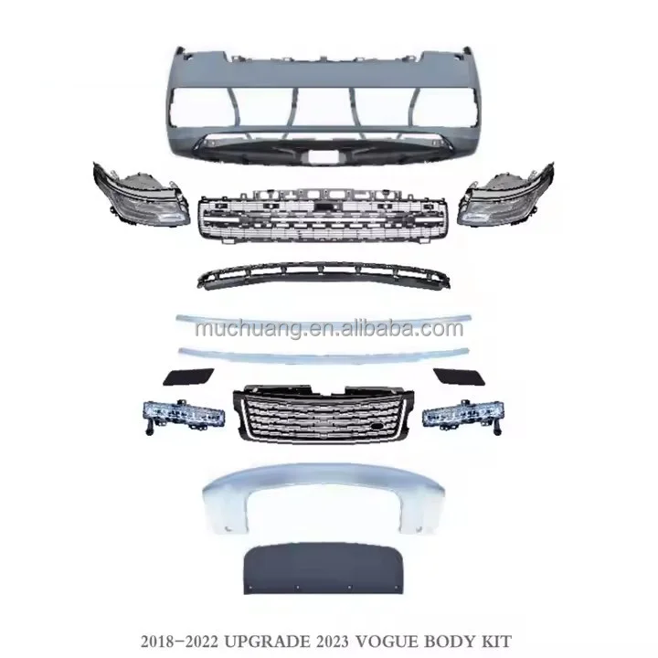 

2023 SV Upgraded for Land-Rover for Range-Rover Vogue 2018-2022 Body Kits Front Bumper Grille and Headlights Bar Kit