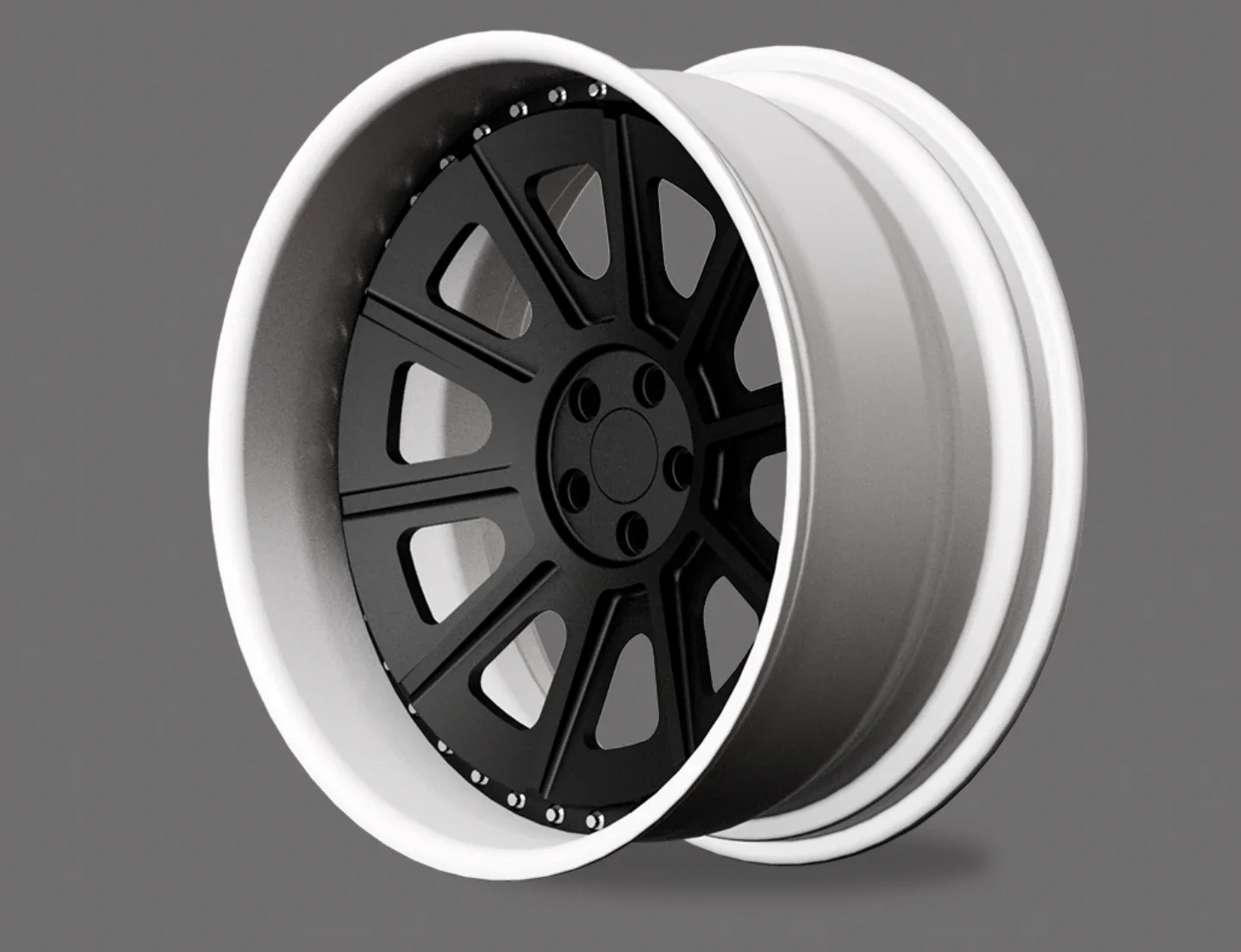 Customized 1 piece 2 piece super deep concave 17/18/19/20/21/22/24/26 5*112 5*114.3 forged alloy wheel  car rim