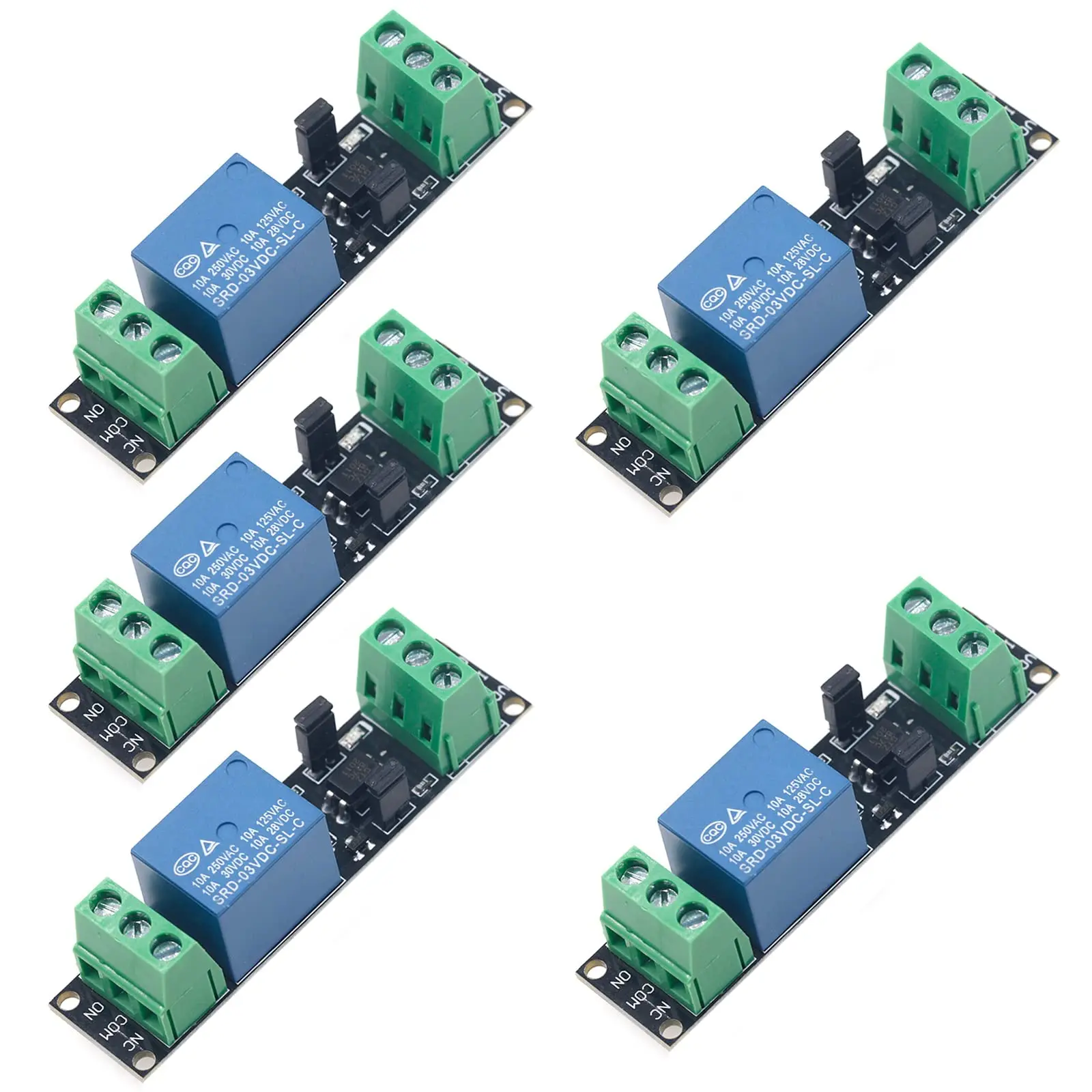 5PCS DC 3V/3.3V Isolated Drive Control Board Output Signal Indicator High Level Driver Module High Level Trigger Relay Module