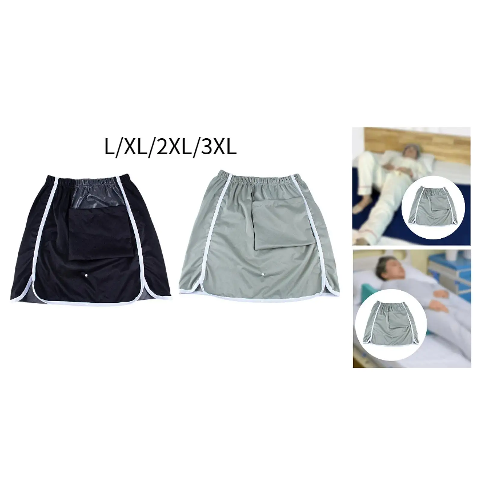 

Покрывало для недержания, юбка-подгузник для взрослых с карманом, многоразовый коврик для ухода за пожилыми людьми