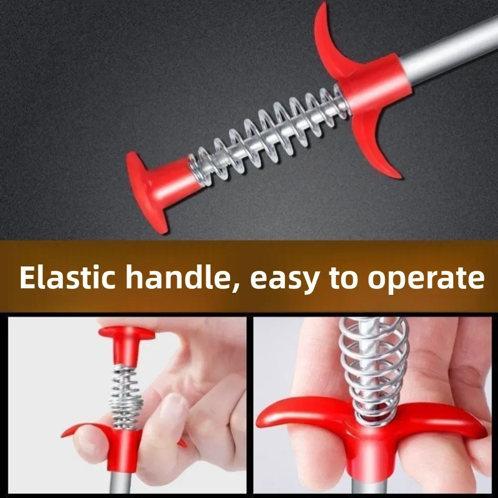 يفتح انسداد أداة تنظيف أنابيب الصرف الصحي استنزاف Unclogger المهنية الأنابيب المكبس استنزاف تسد مزيل انسداد منظف المرحاض #3