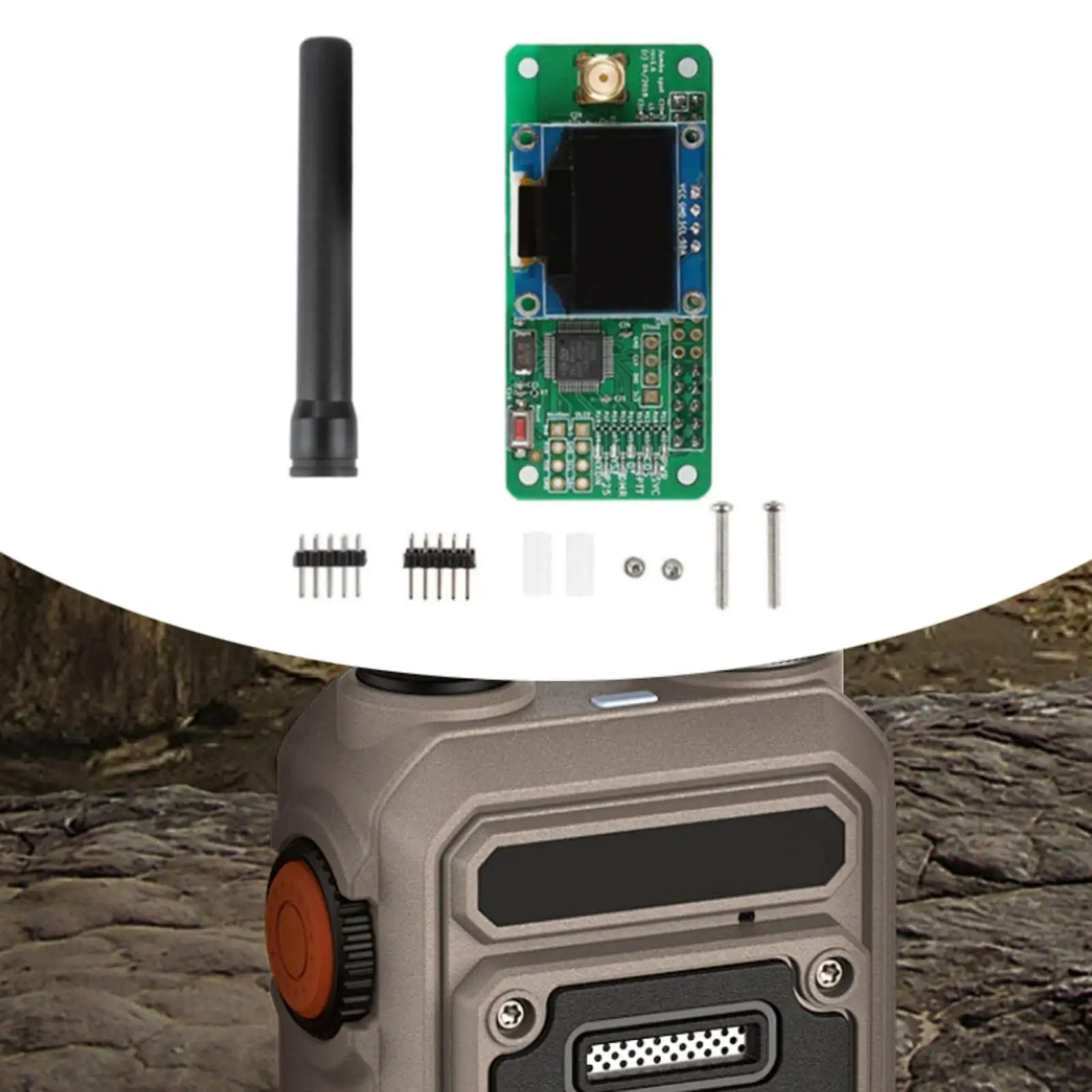 وحدة نقطة اتصال صغيرة سهلة التركيب وخفيفة الوزن مع شاشة OLED