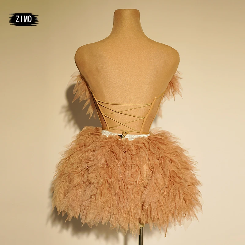 Moda sexy lantejoulas malha sem costas vestido de noite feminino palco desempenho roupas festa aniversário dança drag queen trajes personalizados