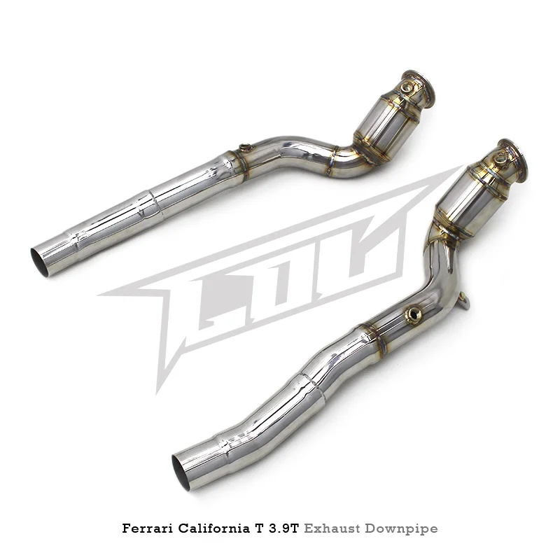 Head Section High flow Pipes Exhaust Pipes branch downpipe Exhaust Pipe with catalyst For Ferrari California T 3.9T 