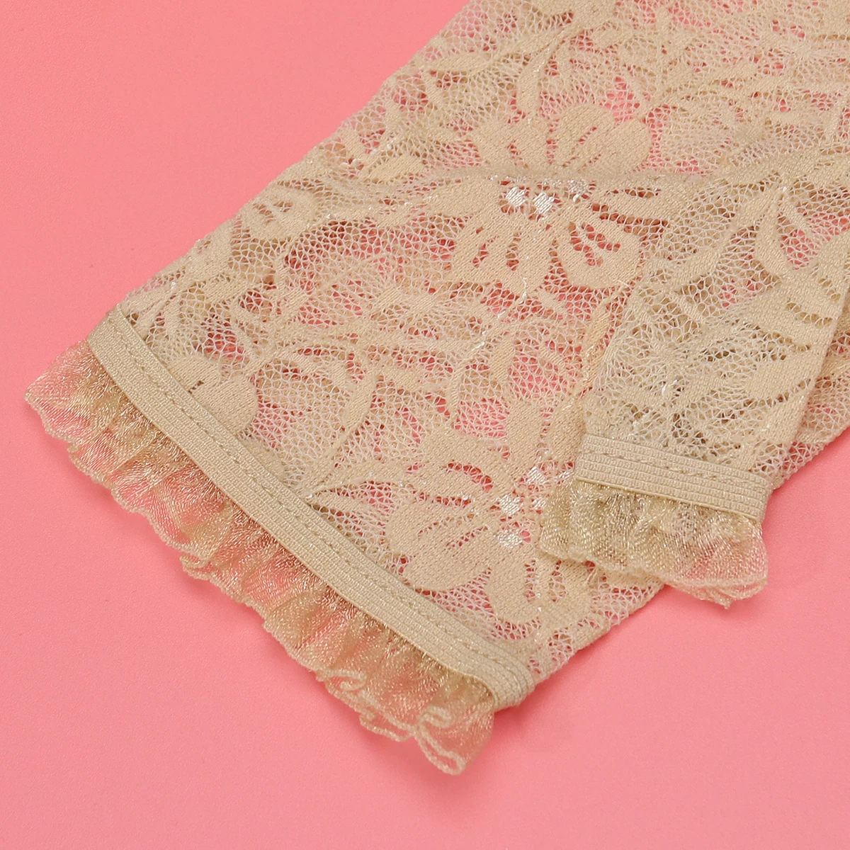 

Lace Arm Sleeves Sun Protection Cycling Yoga Covers Elbow Protectors Breathable UV Blocking Thin Comfortable Floral