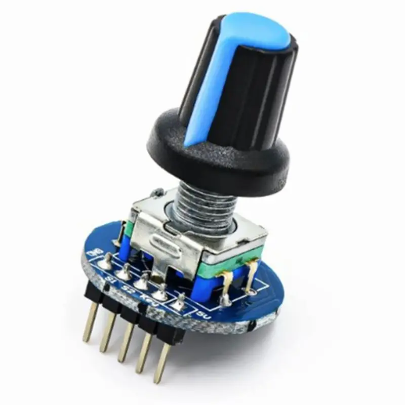 ABMF-Potentiometer Analog Knob EC11 Encoder Module With Knob Cover For EC11 Capacitor Devices