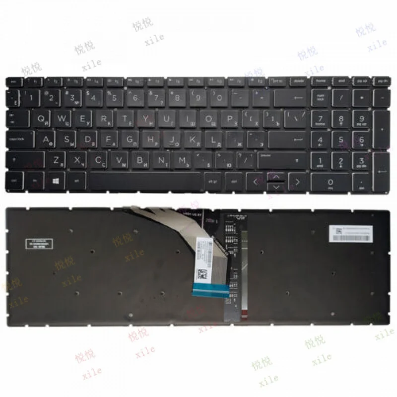 

L+ For HP Pavilion 15-EC TPN-Q229 17-CD 16-A 15-DK TPN-C142 C141 Russian keyboard
