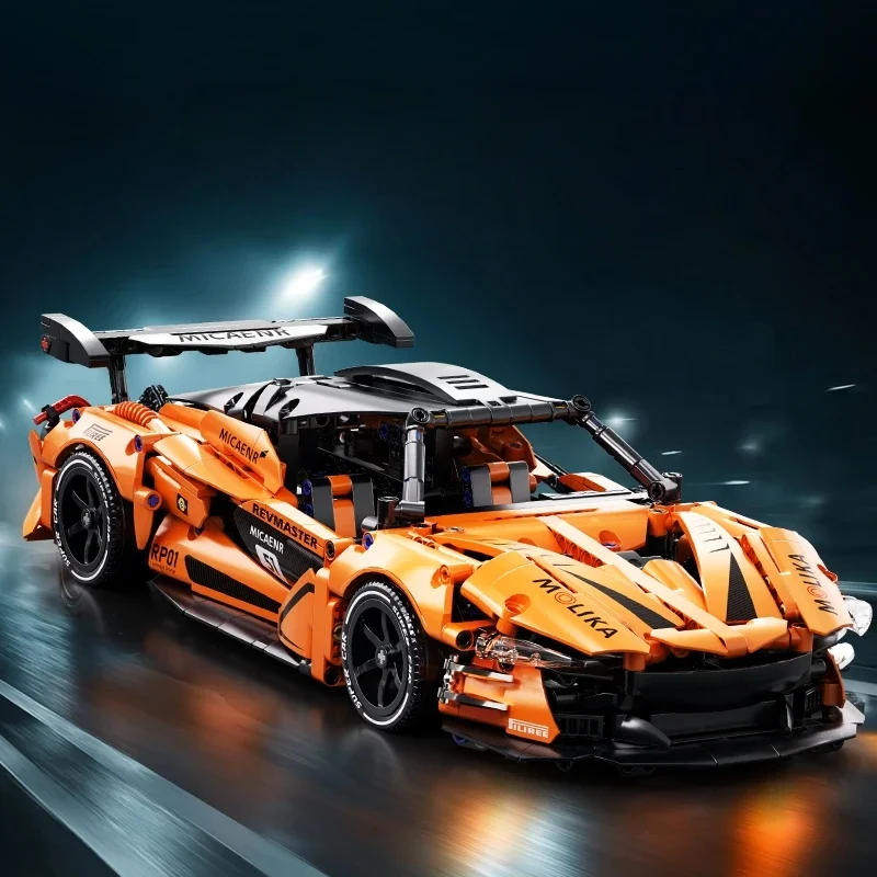 

1:14 технический город супер спортивный гоночный автомобиль DIY модель строительные блоки Рождественская развивающая игрушка подарок на день рождения для детей и взрослых