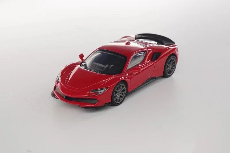 

Автомобиль из литая под давлением стойки Hunter 1:64 Novitec SF90 Red Limited499