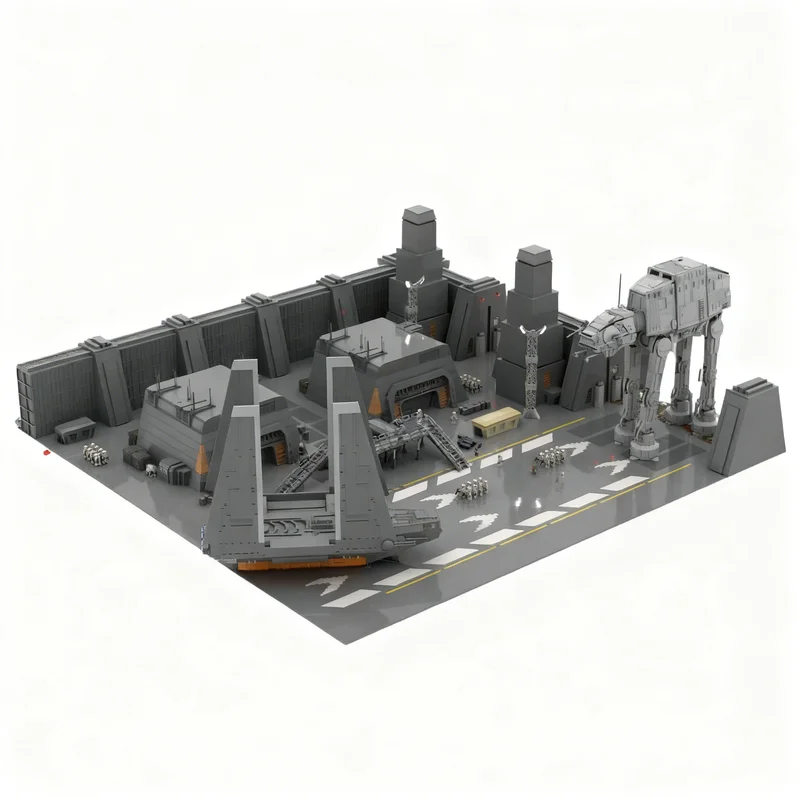 17397pcs MOC Star Battle SW - Research Station 9 Model Building Blocks Construction Creative Brick Collection Education Craft