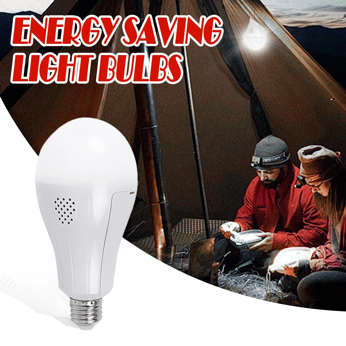 Battery Backup Emergency Bulb E27 15w Cool White Light Rechargeable Portable 110v/220v Bulbs High Brightness Lamp Energy Saving