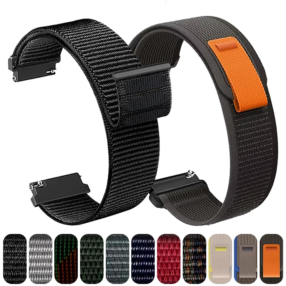 Correa de nailon para COROS PACE 4/APEX 4, banda deportiva de 20mm y 22mm para COROS PACE Pro 3 2 APEX 2/APEX 42, pulsera de liberación rápida de 46mm