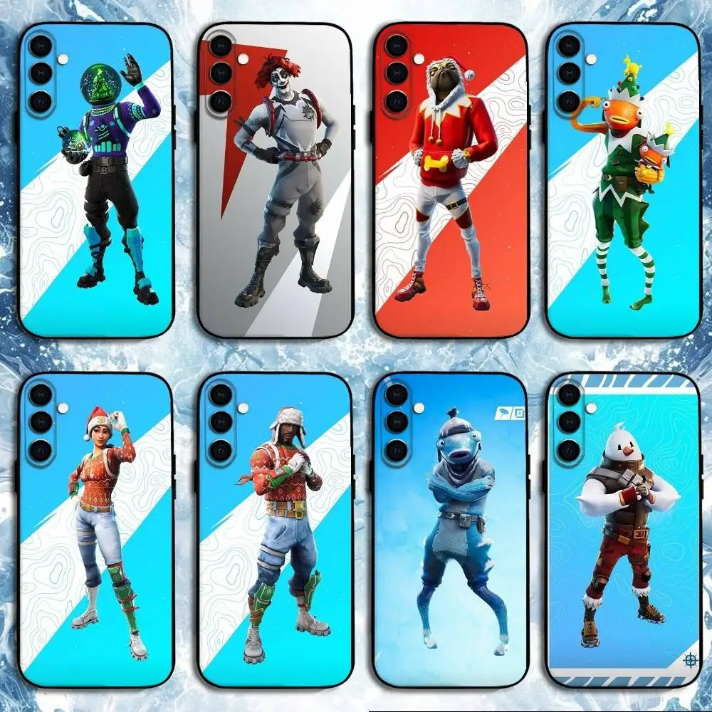 

Game F-FortniteS-S Phone Case For Samsung Galaxy A73,A72,A71,A70,A53,A52,A51,Others Soft Black Shell
