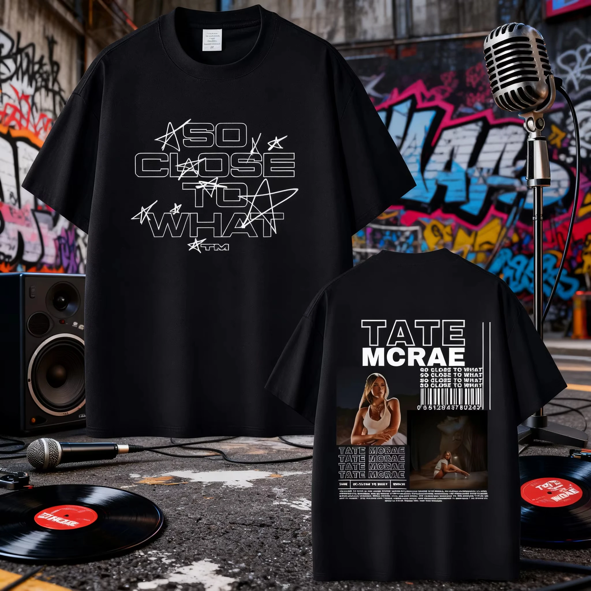 

Летняя футболка Tate McRae's Album Is So Close To What Miss Possession World Tour, мужская модная свободная хлопковая футболка с поп-музыкой