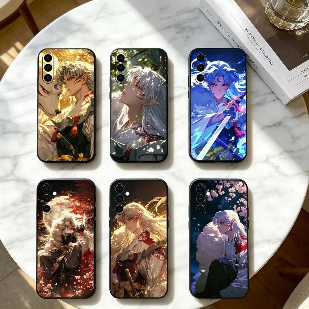 

Anime S-Sesshomaru I-Inuyasha Gift Phone Case For Samsung Galaxy A73,A72,A71,A70,A53,A52,A51,Soft Silicone Black Cover