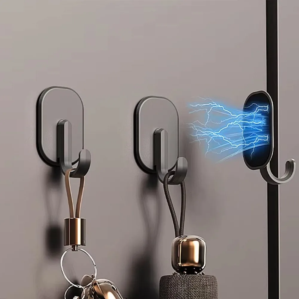 1/2/3/4 قطعة السنانير المغناطيسية الثقيلة للثلاجة مفتاح منشفة تخزين حامل شماعات الحمام لتخزين المطبخ المنزلي #2