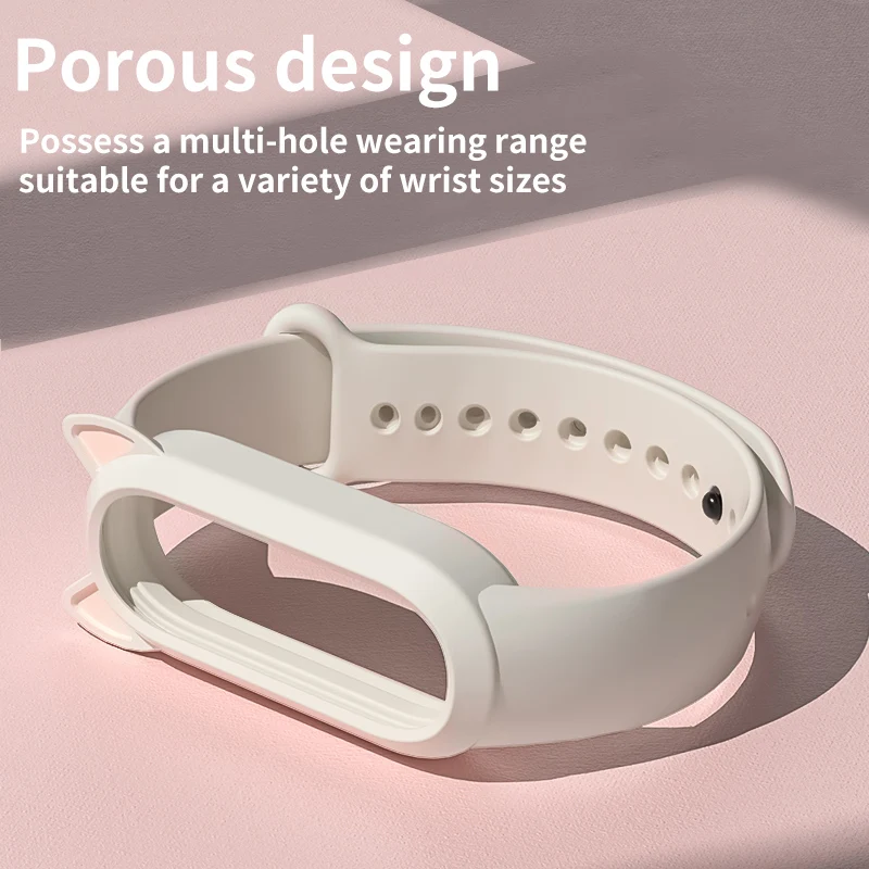 NEW Watchband For Mi Band 9 8 7 6 5 4 3 Bracelet Xiaomi Mi Band Strap Silicone Sport Replacement Wristband Smartwatch Accessory