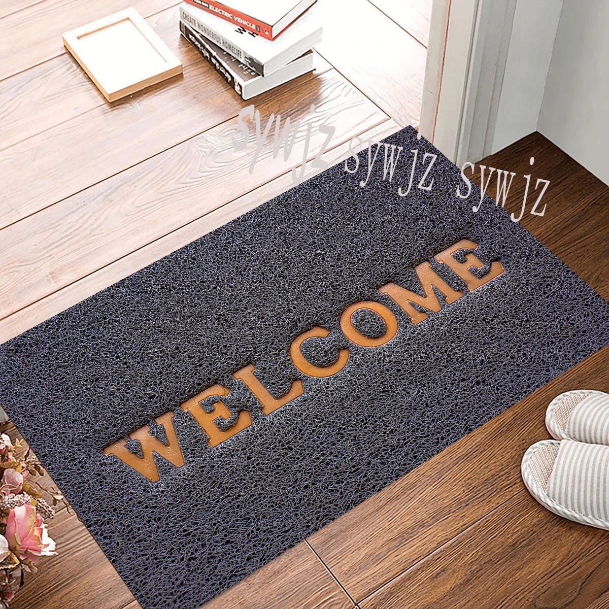 Vintage Pattern Welcome Mat Front Door Funny Door Mat Outdoor Entrance Door Mat Rug Kitchen Rug Decor Colorful Home Decor