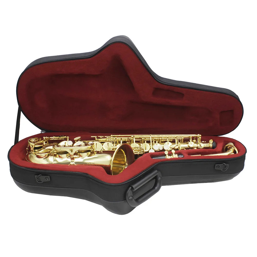 Suit High Quality Eb Nickel Plated Gold Silver Professional Metal Wind Instruments Alto Saxophone