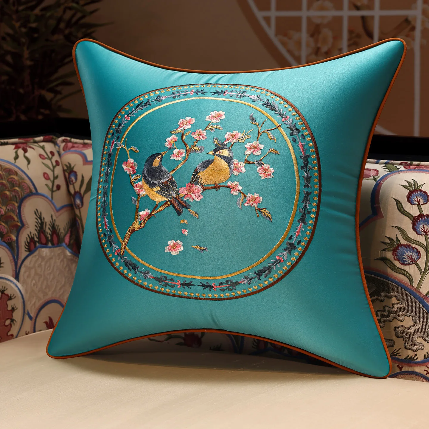 new-chinese-sle-embroidered-flower-and-bird-pillow-redwood-sofa-pillow-cuion-european-sle-bed-headrest-car-lumbar-suppo