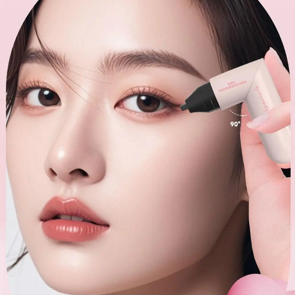 Selo de delineador rotativo de cabeça dupla, preguiçoso, à prova d'água, integrado, secagem rápida, maquiagem, delineador líquido, cosméticos