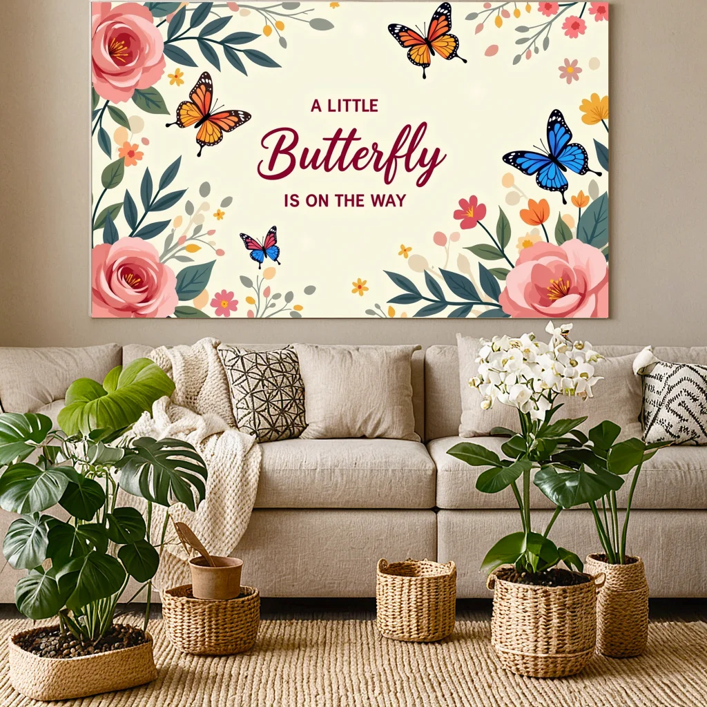 Decorazione di banner con sfondo colorato per matrimoni eventi