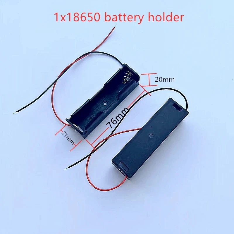 10PCS 1/2/3/4x DIY battery slot with spring 18650 battery holder battery compartment can be connected in series/parallel