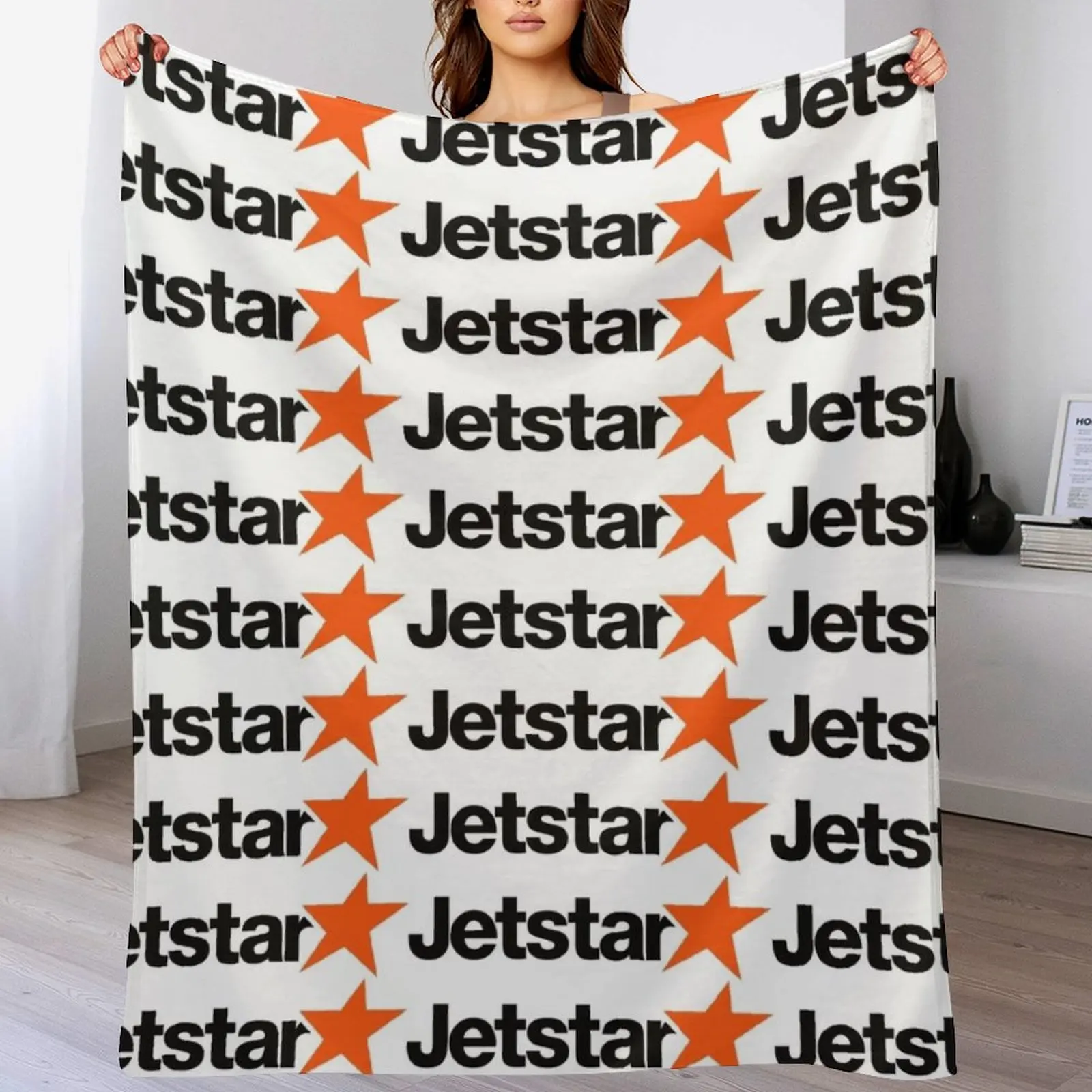 

jetstar Throw Blanket Travel Vintage Decoratives Blankets For Sofas Blankets