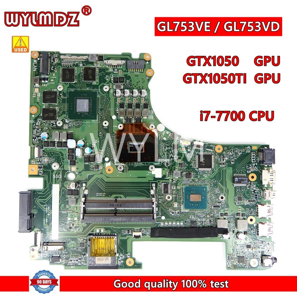 GL753VD i7-7700HQ GTX1050 GTX1050Ti Mainboard For Asus ROG GL753VD GL753VE FX753V ZX753V GL753V GL753 Laptop Motherboard