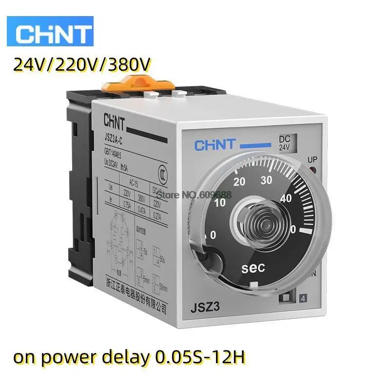 

CHINT CHNT ST3P Реле задержки включения и времени с розеткой JSZ3A-B A C D 220 В 24V10S 60S Реле времени
