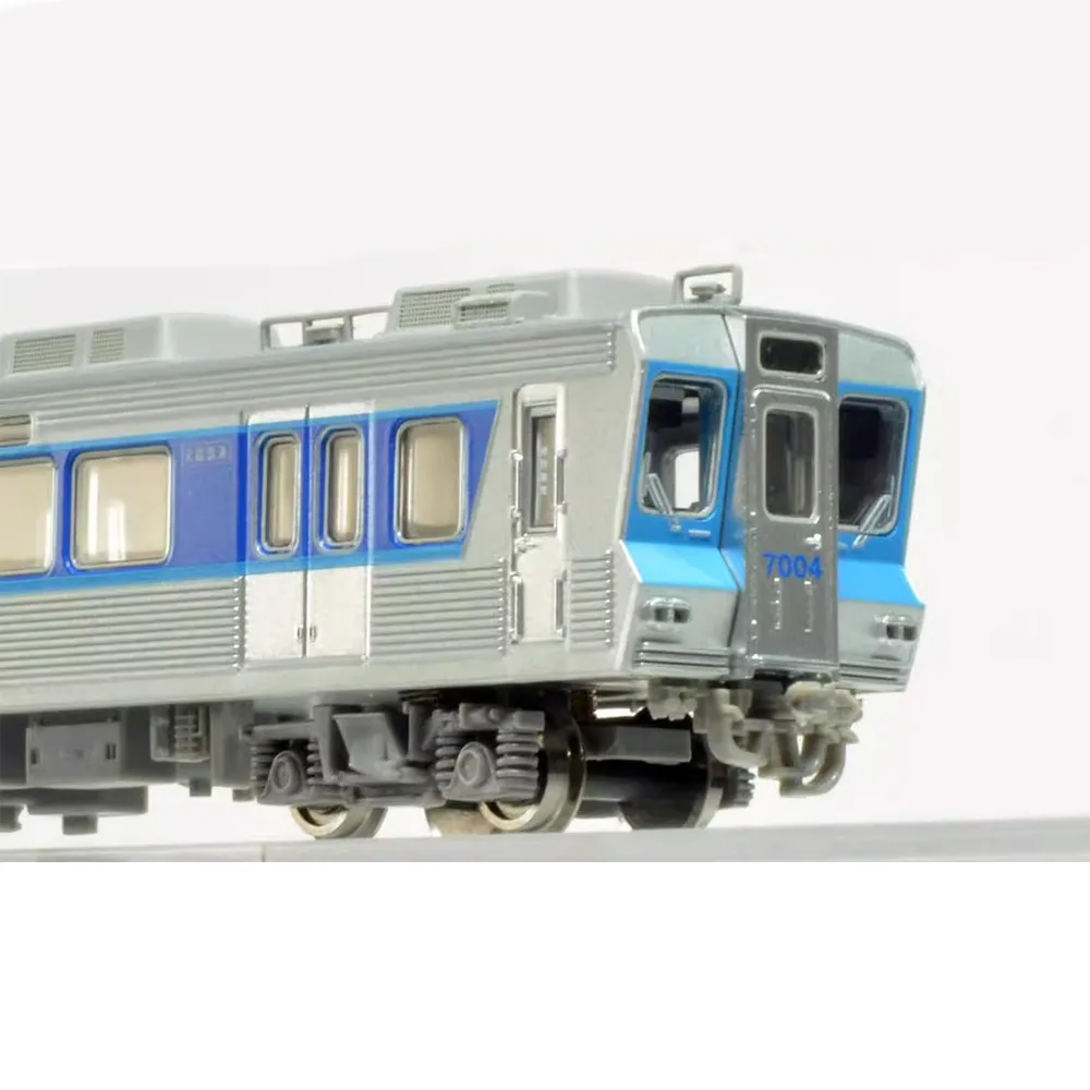 Modello di treno in scala N 1/160: set di 8 auto elettriche a unità multiple Hokuso Railway Type 7000 Set di treni A2176 - Regalo giocattolo per ragazzi