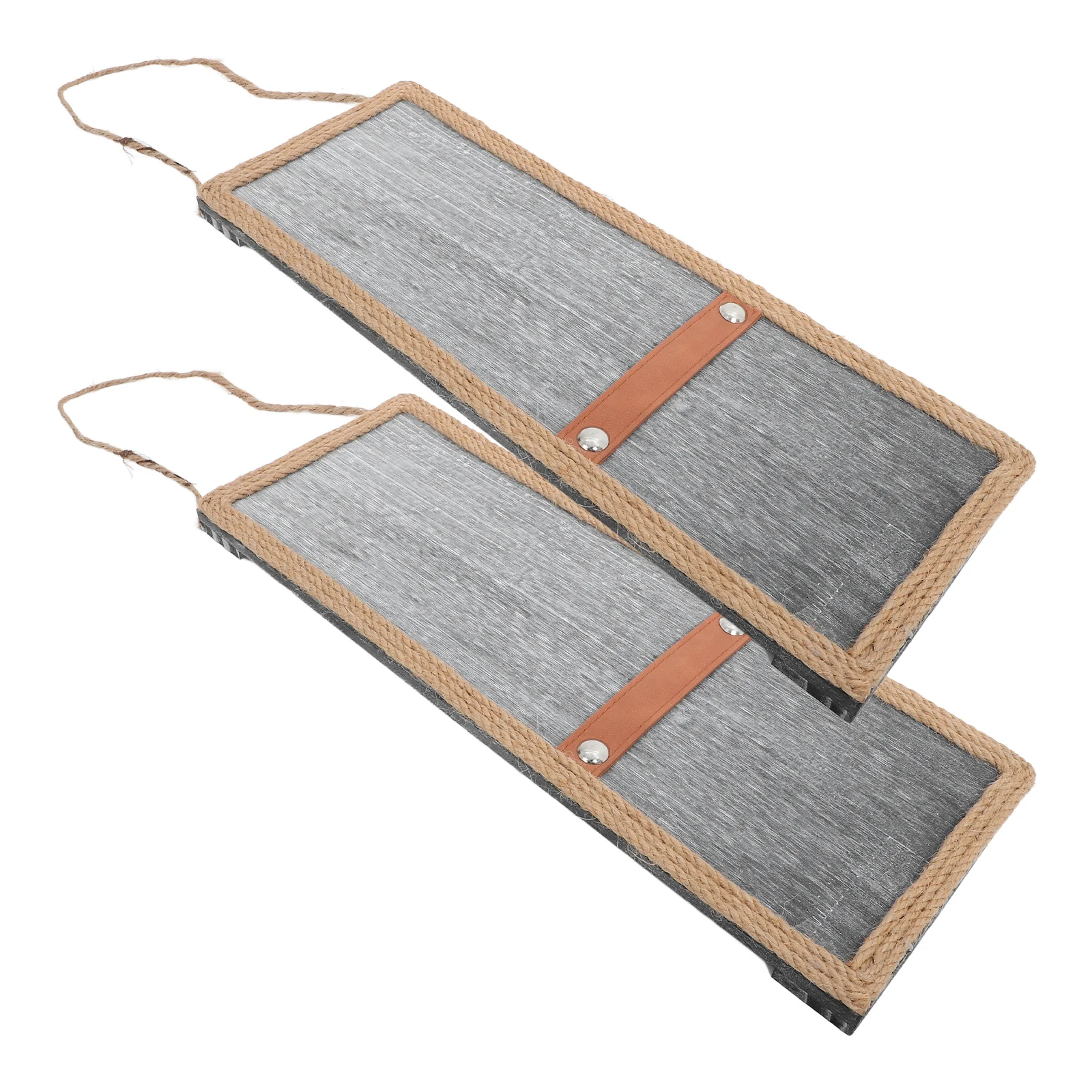 

2 Pcs Retro Hanging Painting Natural Wood Wall Decor Farm Garden Living Room Decorate