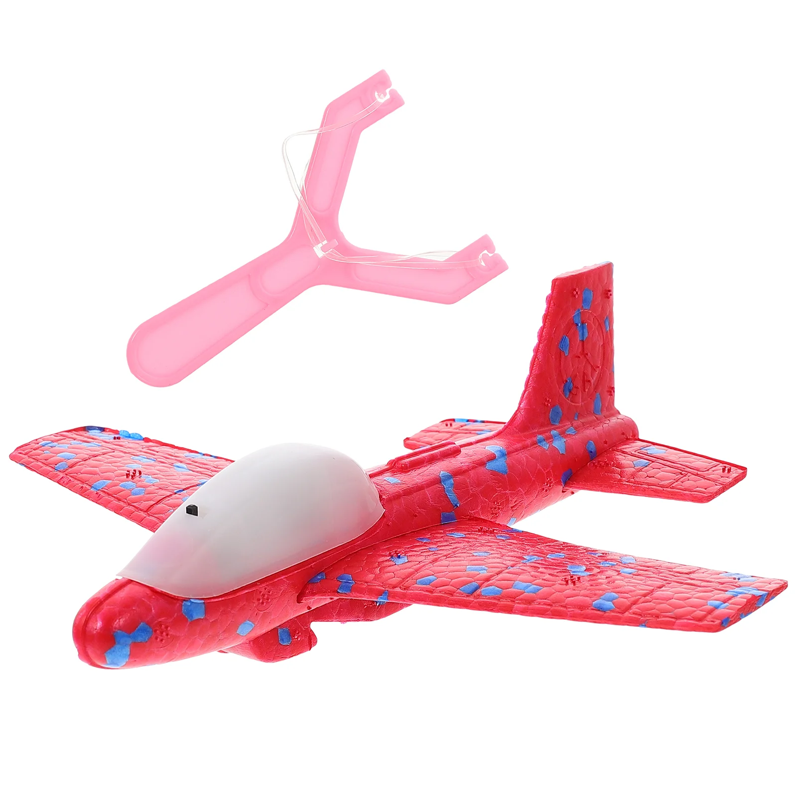 Hand Throwing Foam Plane Funny Airplane Toy Simulation Model Emulation Glowing Glider Childrens Toys Aircraft Elastic