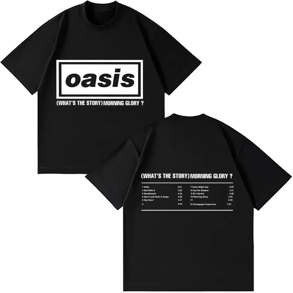 

Классическая рок-группа O-Oasis Live 25 Tour 2025 года, фирменная мужская одежда, Лидер продаж для пар, стильная футболка, мужская и женская одежда, футболки
