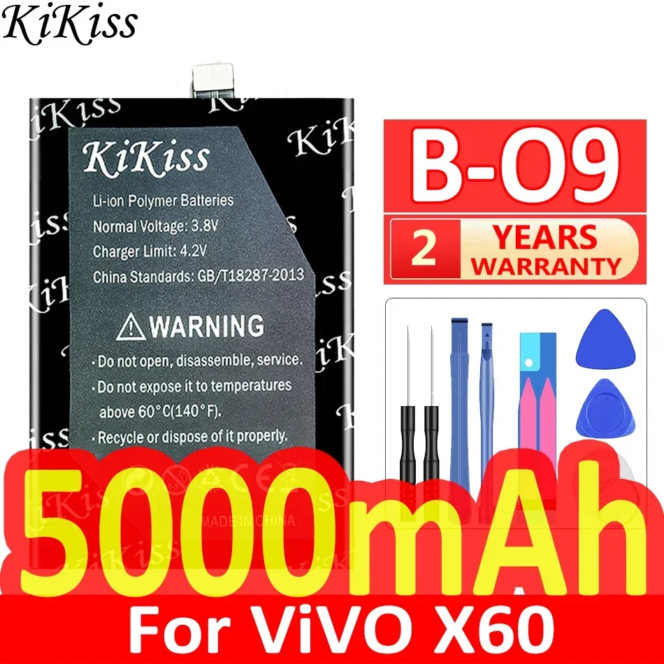 

5000mAh KiKiss Powerful Battery B-O9 For ViVO X60 Mobile Phone Batteries