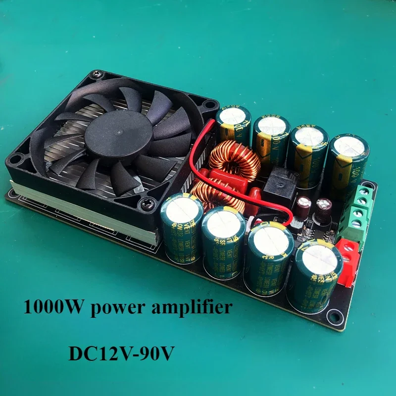 SOTAMIA 1000W Amplificador de potência Placa de áudio Mono Classe D Amplificador de som Alto-falante Amplificador digital HIFI com proteção de relé