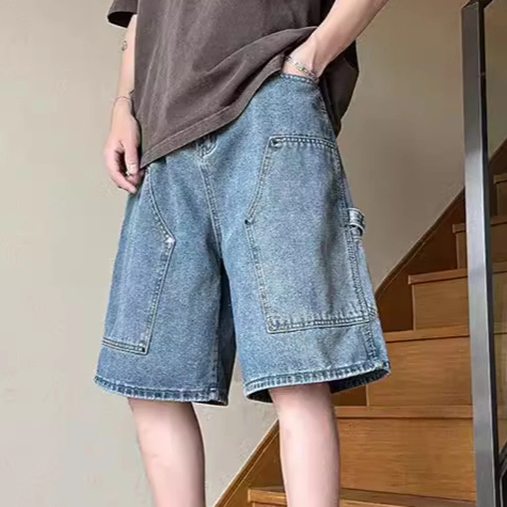 

Casual Wear Wide Leg Trousers XL Rivets Jeans Straight Fit Trendy Design Comfortable Wear Slight Stretch Fabric