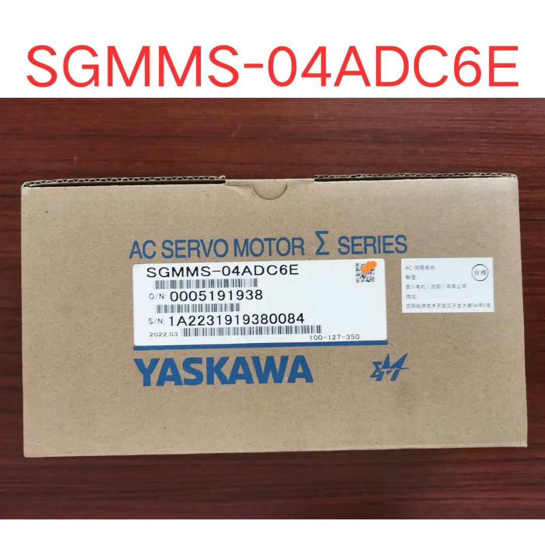 

Brand-new SGMMS-04ADC6E Servo motor 400W Fast shipping