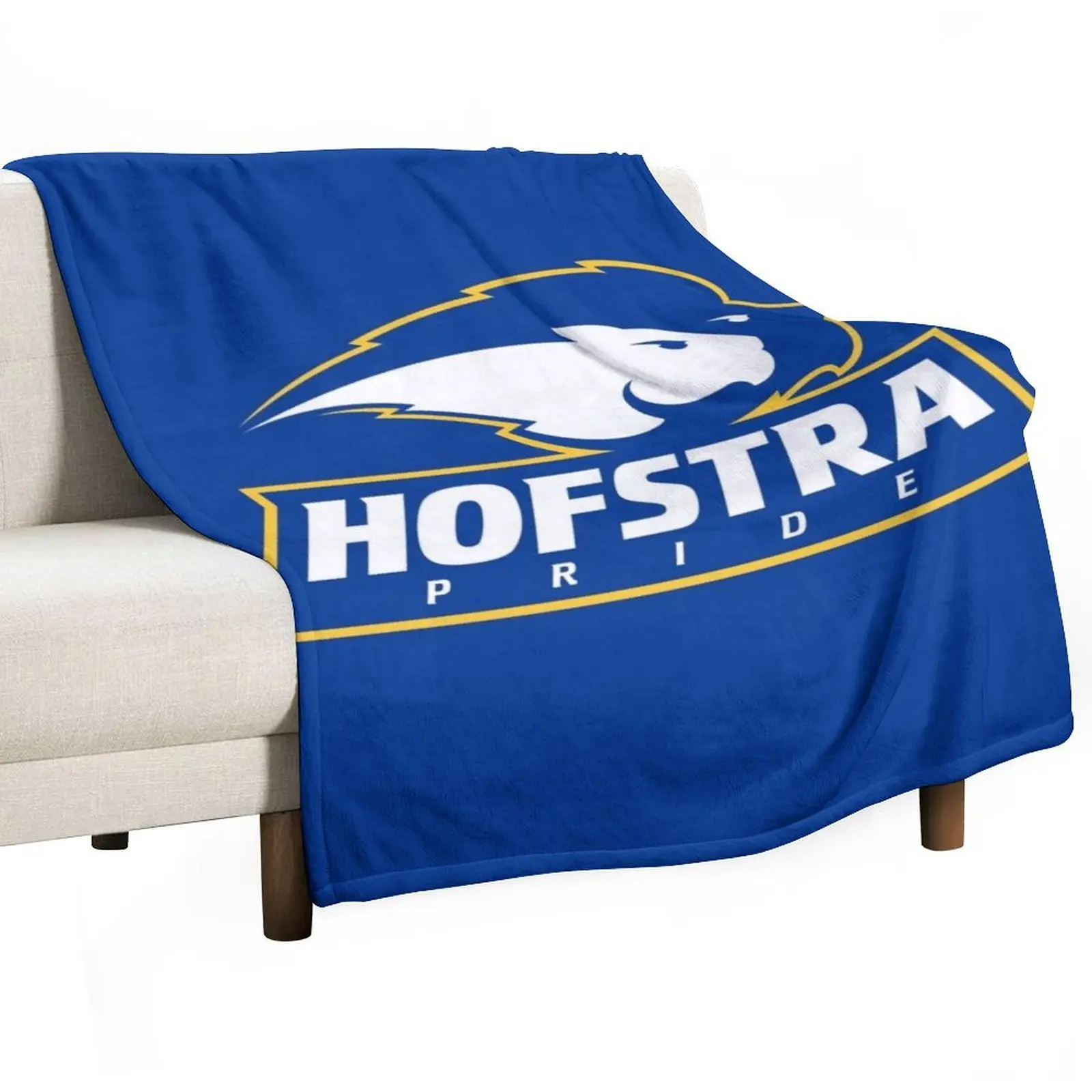 Cool Hofstra Icon Throw Blanket Easy Care Comfortable Blanket for Couch