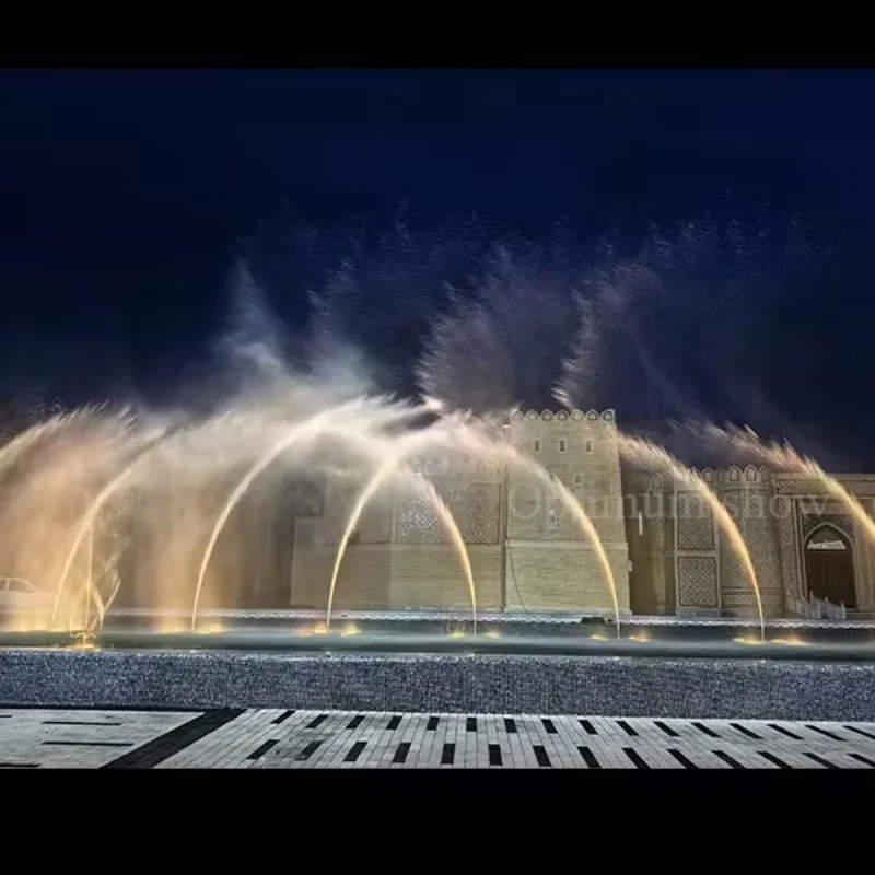 

Best-selling decorative stainless steel fountain large dance fountain performance